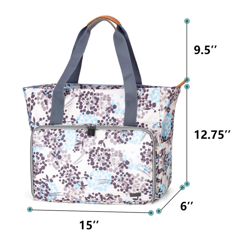 Teamoy Crochet Bag Organizer, Yarn Storage for Crocheting, Knitting Tote Bag for Needles and Hooks - Ideal for Crochet Lovers, Dandelion - Image 5
